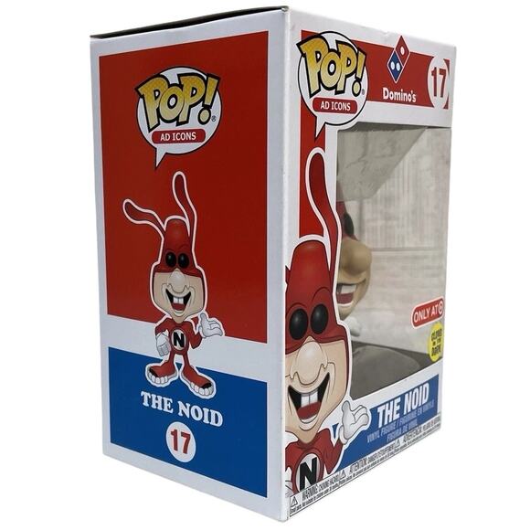 Funko Pop The Noid 17 Target Exclusive New Non Mint Box Funko Pop Domino’s Glows - Picture 3 of 8